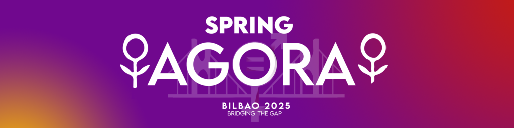 Cartel con el logo del Spring Agora Bilbao 2025